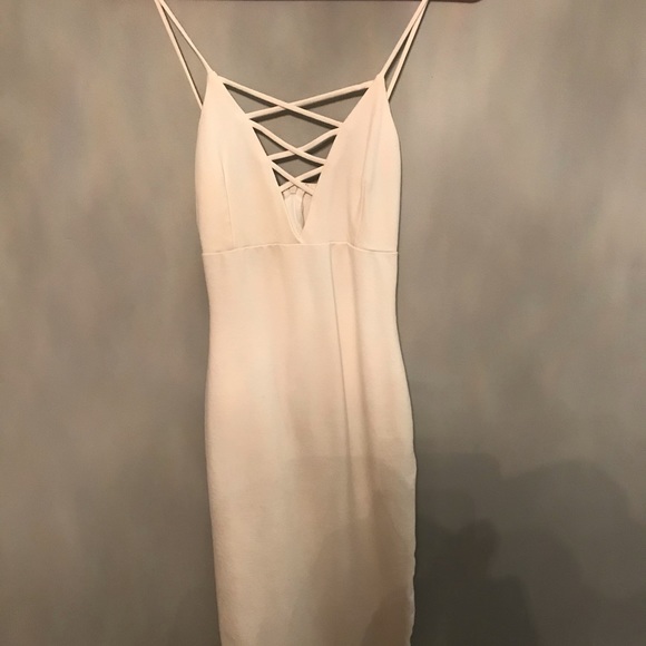 White Midi Dress - Picture 1 of 3